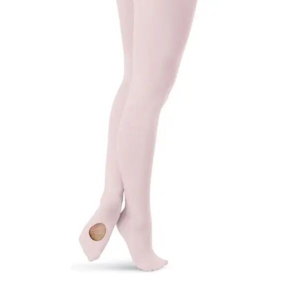 NIB - CAPAEZIO Transition Tight, Ultra Soft, Ballet Pink, Child Medium, Sz 8-12 - Picture 1 of 5